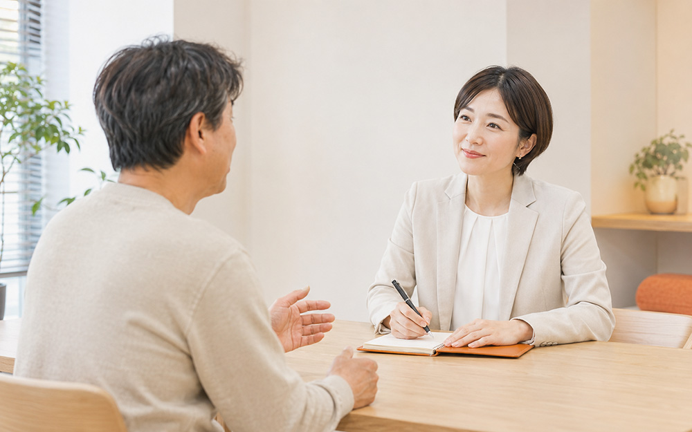 1.まずは無料でご相談いただけます